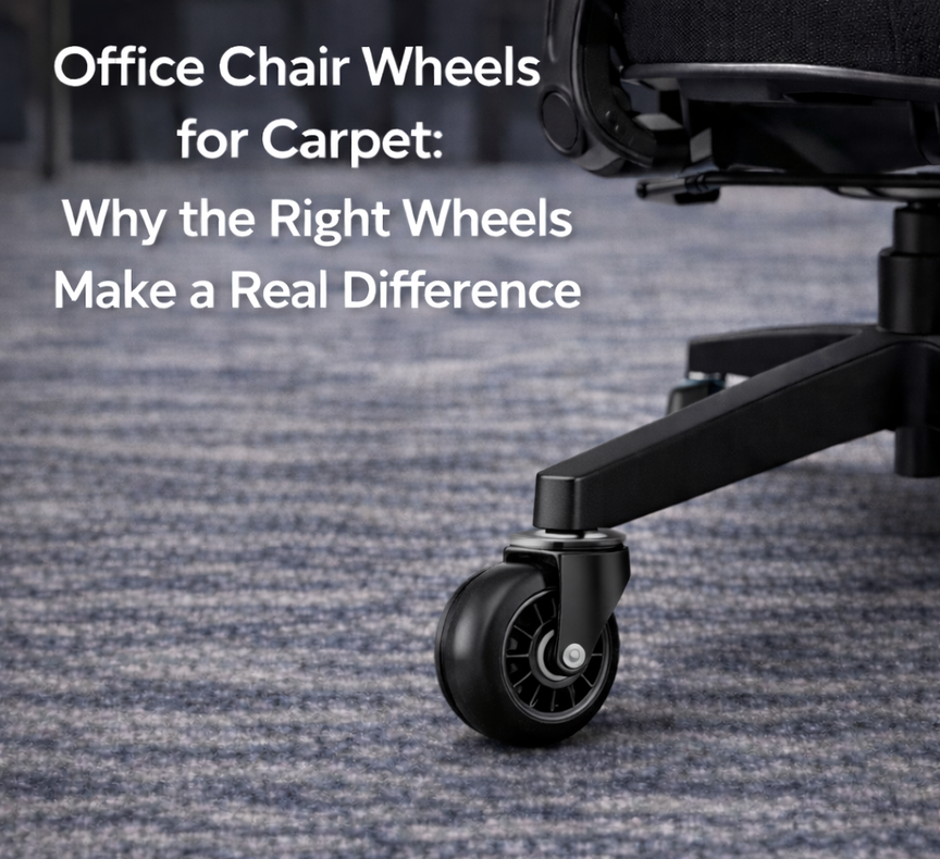 Office Chair Wheels for Carpet: Why the Right Wheels Make a Real Diffe ...