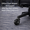 Office Chair Wheels for Carpet: Why the Right Wheels Make a Real Difference