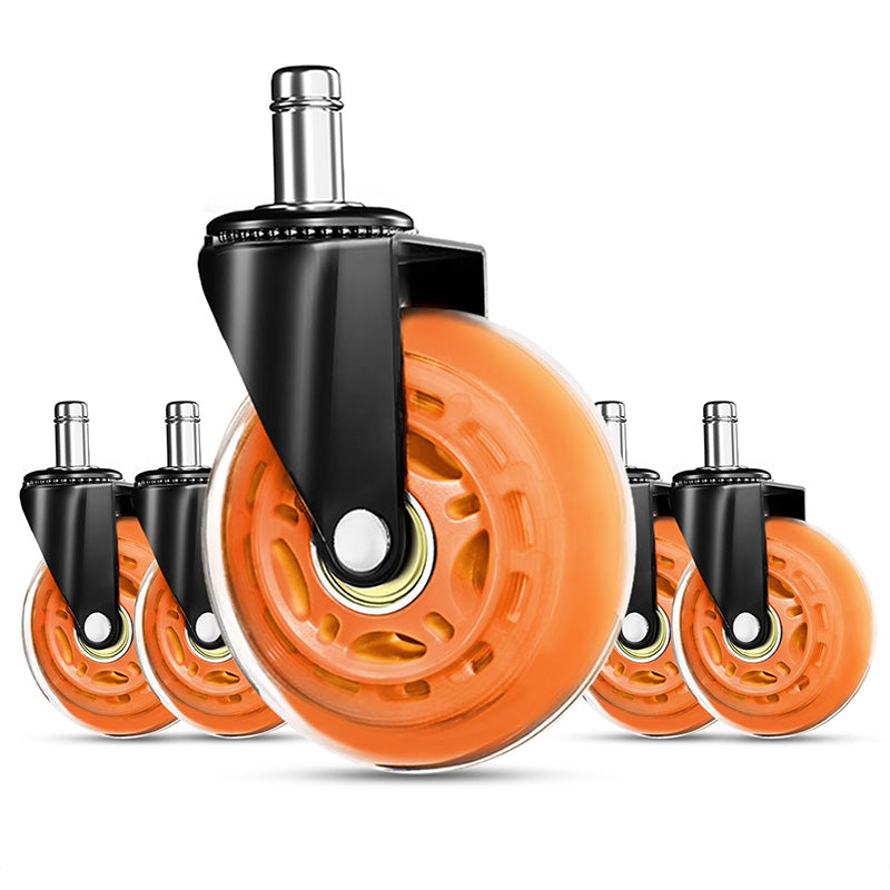 RidRed Gaming Rubber Wheels - Heavy-Duty Office Chair Wheels -Universal Fit 3 Inch Chair Casters