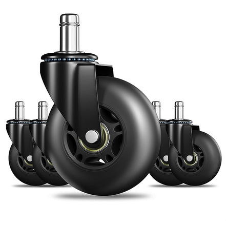 RidRed Office Chair Wheels-Universal Fit 3 Inch Computer Gaming Desk Caster Wheels
