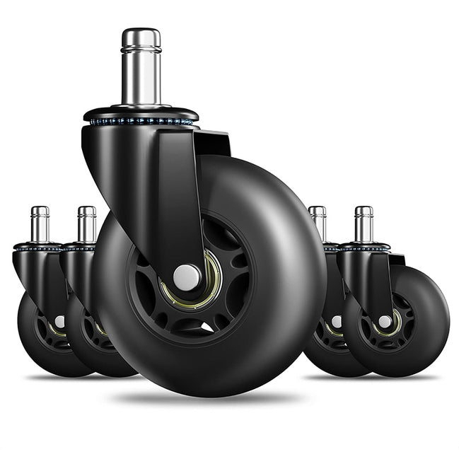 RidRed Office Chair Wheels-Universal Fit 3 Inch Computer Gaming Desk Caster Wheels