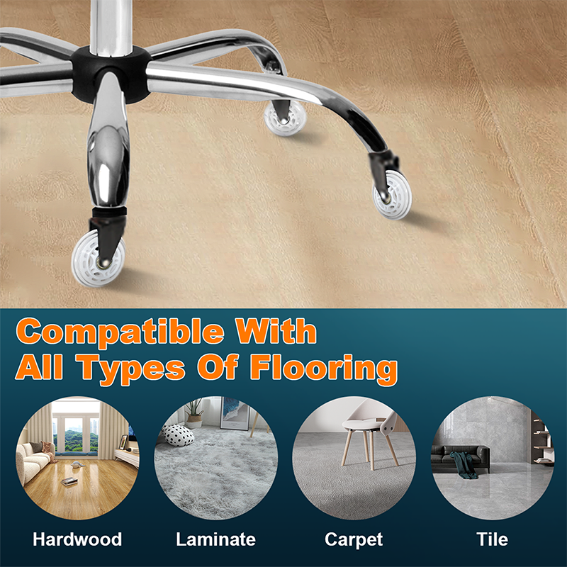 RidRed Gaming Chair Wheels - Heavy Duty Office Chair Wheels-Universal Fit 3 Inch Chair Casters