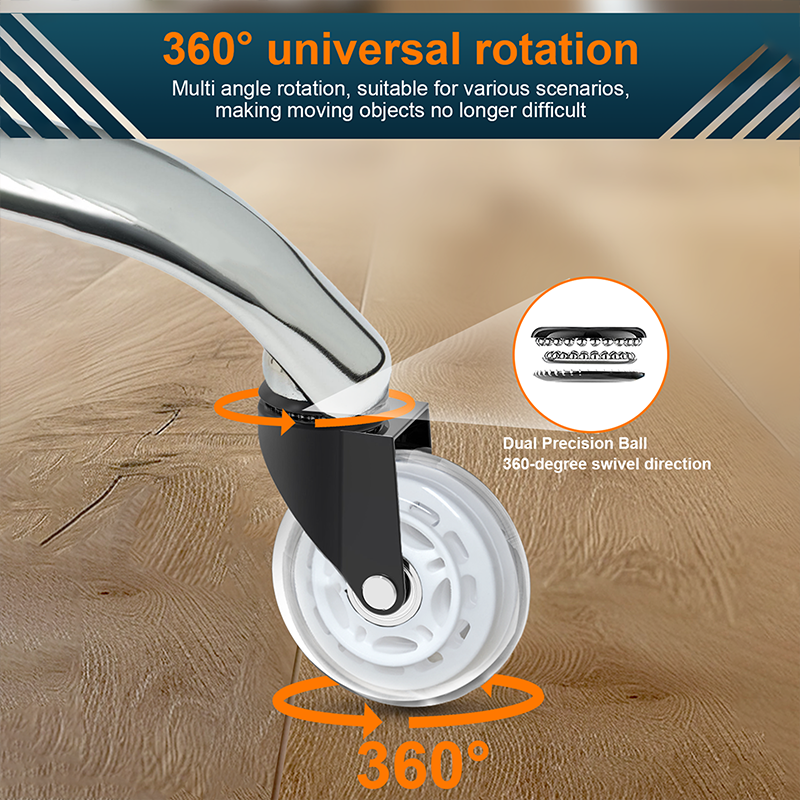 RidRed Gaming Chair Wheels - Heavy Duty Office Chair Wheels-Universal Fit 3 Inch Chair Casters