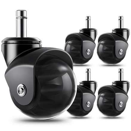 RidRed Office Chair Wheels-Heavy Duty 2 Inch for Carpet Hardwood Floors