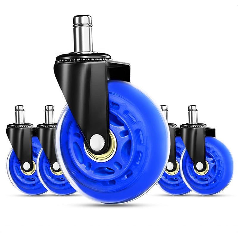 RidRed Chair Wheels-Replacement Rubber Wheels-Universal Fit 3 Inch Casters